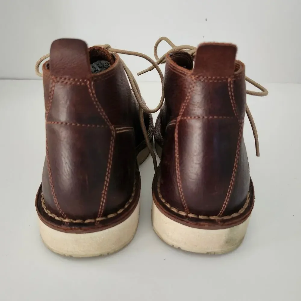 Men's Westmore Moc-Toe Chukka Boots Dark Brown Size 9